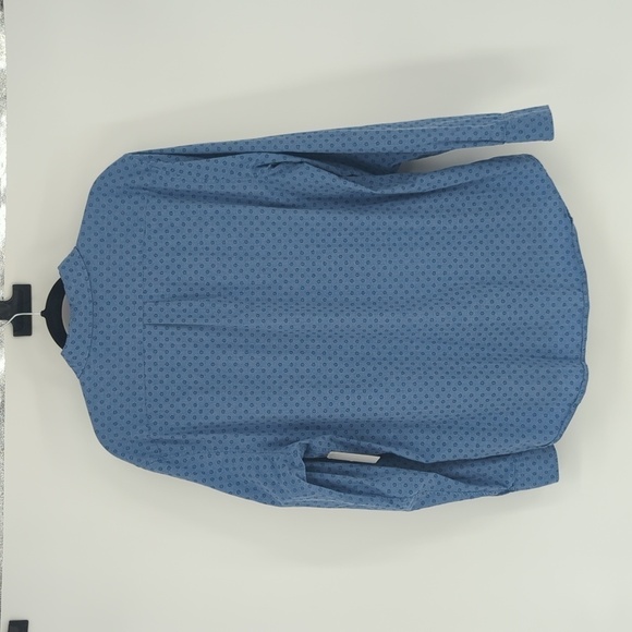 Bonobos Circle Print Button Down Shirt Blue XL hipster hippie preppy western - Picture 2 of 7